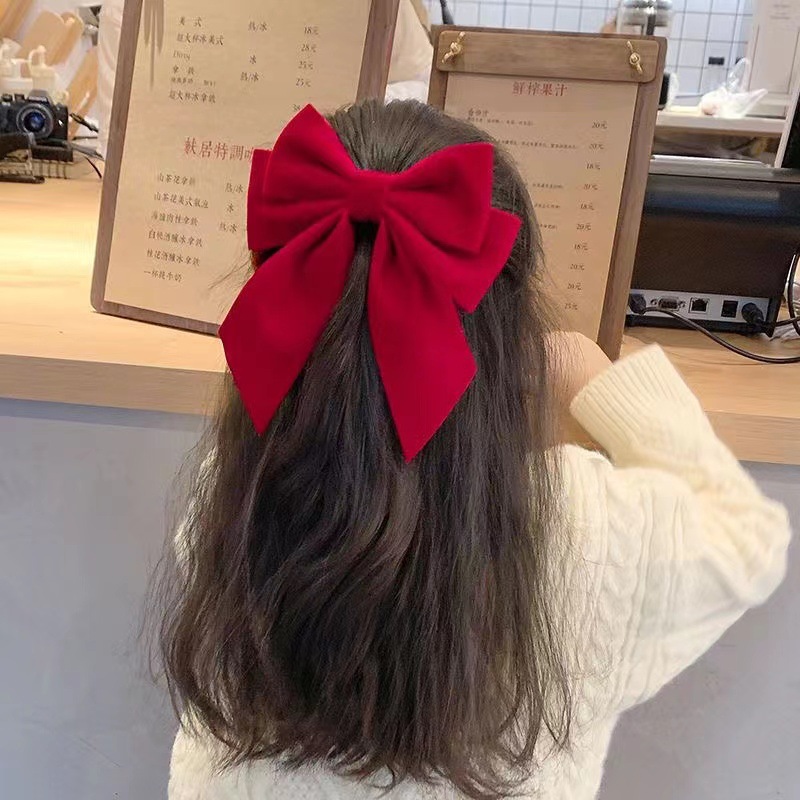 Bow Headpiece Children's Internet Red New Large Head Spoon Clip Girl's Hair Accessory Hair Accessories