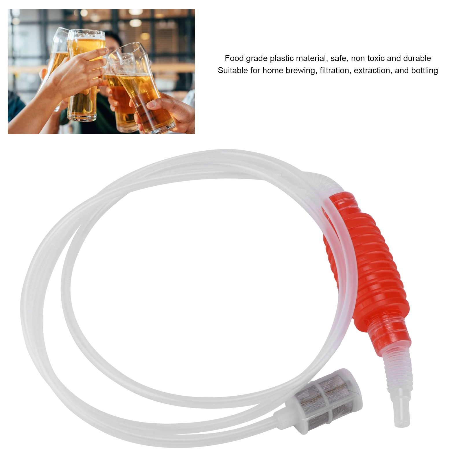 Ống truyền nước Siphon Hose không độc hại nhựa mềm cho chiết xuất cho Homebrew cho đóng chai