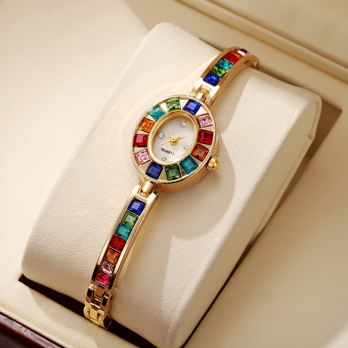 Retro Style Watch Women'S Elegant Watch Colorful For Formal Events Casual Use Women'S Fashion