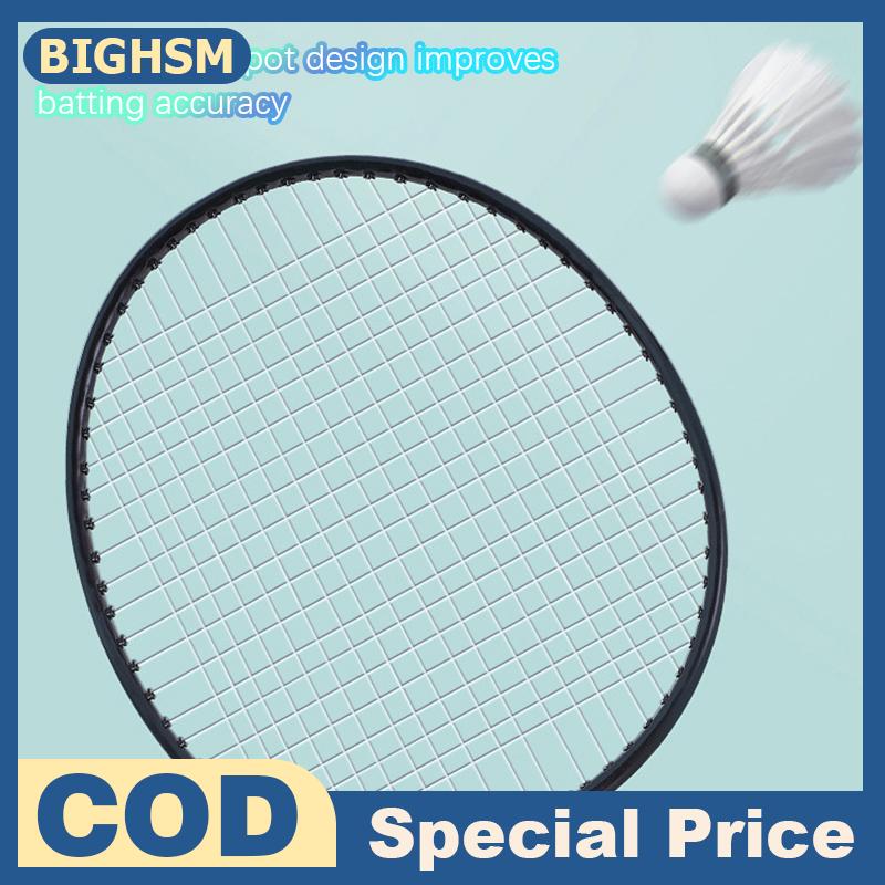 BIGHSM 2pcs cầu lông vợt thiết lập siêu nhẹ chia ferro hợp kim dành cho người lớn cầu lông vợt với Túi tấn công và bảo vệ
