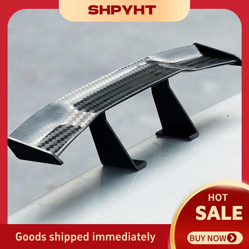 SHPYHT Cánh lướt gió mini thông dụng cho xe hơi CÁNH LƯỚT gió trang trí đuôi sau bằng sợi carbon