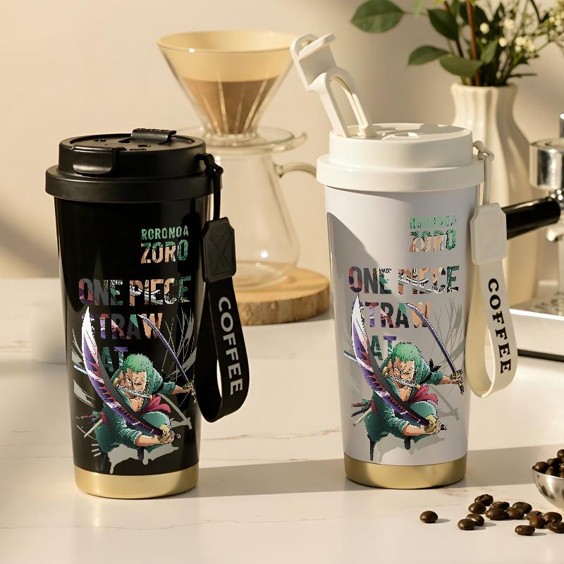 Tumbler Zorro Botol Air Minum Aesthetic Stainless Steel Tumblr CUP Case 500 ML Termos Keep Cold Hot Ta…