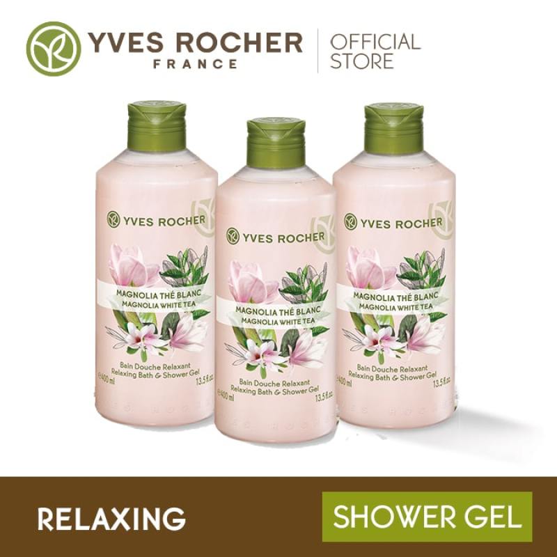 Buy Yves Rocher Relaxing Magnolia White Tea Shower Gel Gift Set Singapore