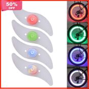 4pcs LED Bike Spoke Lights - Flashing Bicycle Lamps