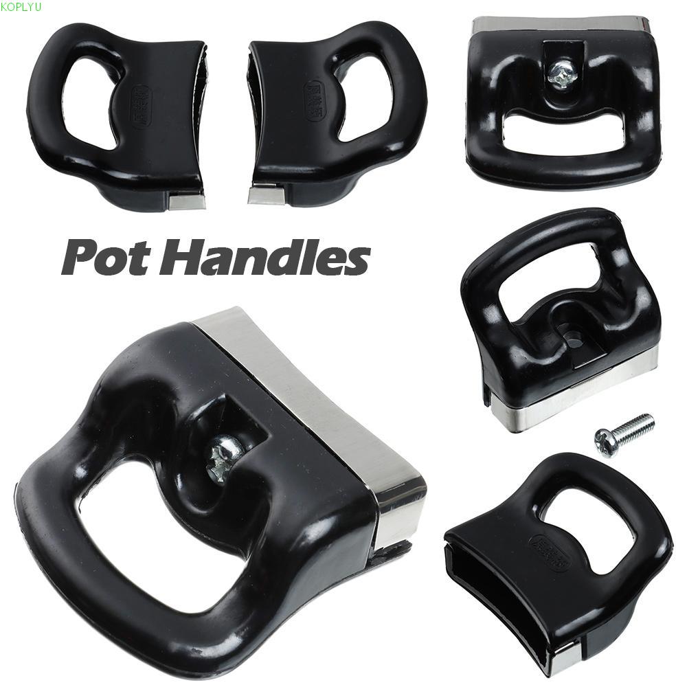 2Pcs Replacement Short Side Pot Handles Bakelite Metal for Pressure Pan  Parts US