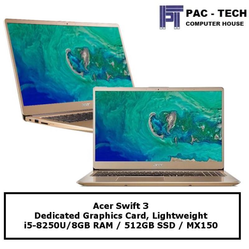 Acer Swift 3 (SF315-52G-56UD) / 15.6 FHD / 8GB Ram / 512GB SSD / MX150 / Windows 10 / 2 Year Warranty