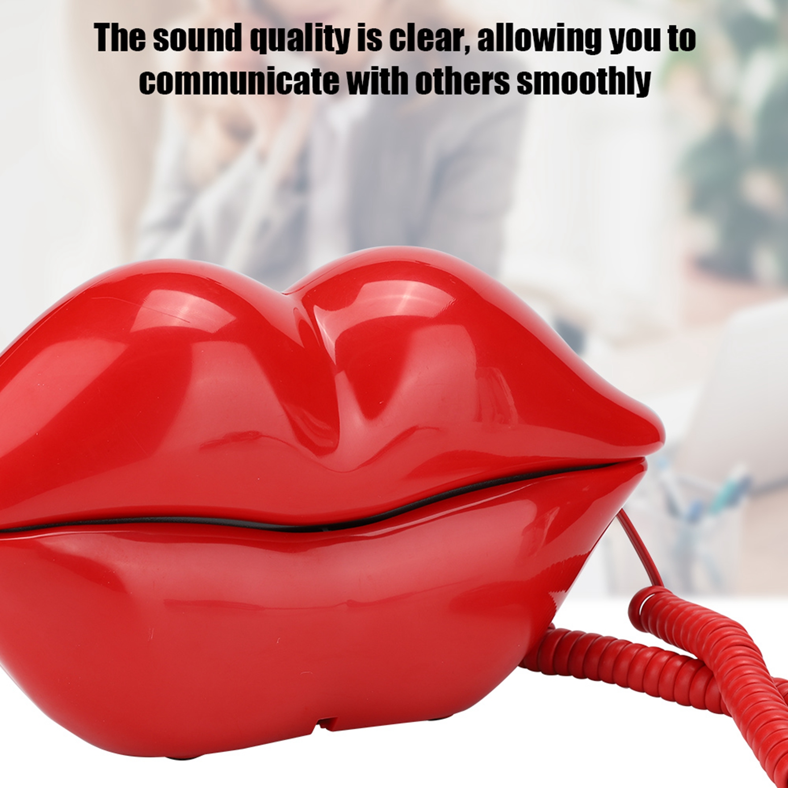 Điện thoại cố định điện thoại bàn đa chức năng cho những người yêu thích văn phòng để trang trí đặc biệt cho một món quà sinh nhật