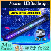 Bubble Light for Aquarium Fish Tank LED Multicolor Submersible