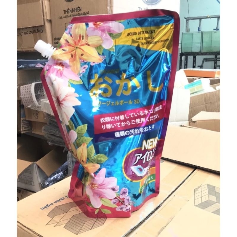 Túi NƯỚC GIẶT OKASHI xuất Nhật 2L date 2026