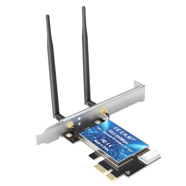 Bảng giá EDUP PCI-E 600Mbps WiFi Card Bluetooth 4.0 Adapter 2.4GHz/5GHz Dual Band Wireless Network Card with Antennas for Desktop PC Phong Vũ