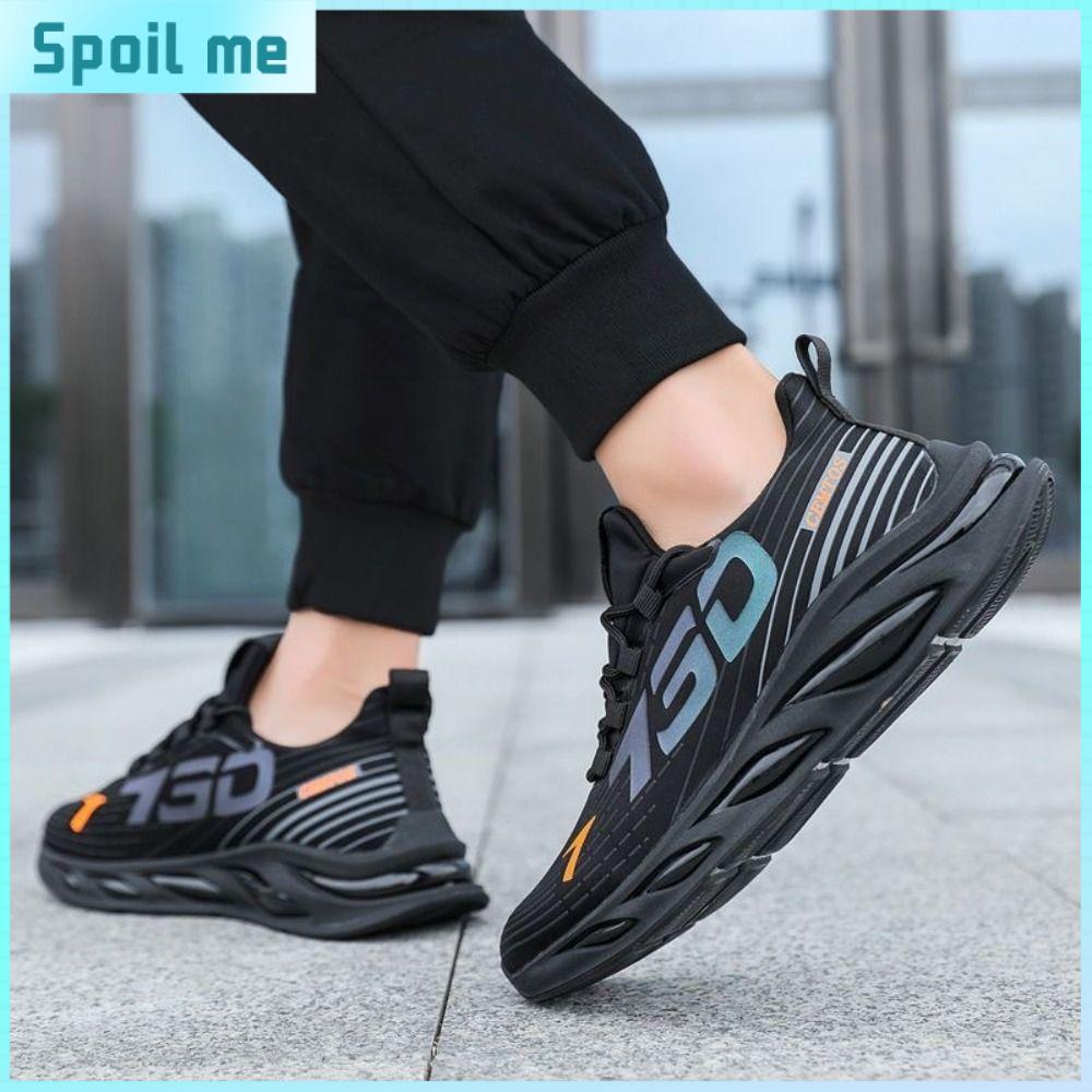 SPOIL ME DIGITAL GOODS Chống trượt Giày sneaker nam thường ngày Chống mài mòn Thoáng khí Giày thể thao  Đế mềm Giày sneaker thời trang Slip-On Dành cho Xuân Thu