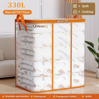 QbhomQ PVC Large Capacity Storage Bags Waterproof Clothes Wardrobe Organizer Foldable Moving Storage Bag