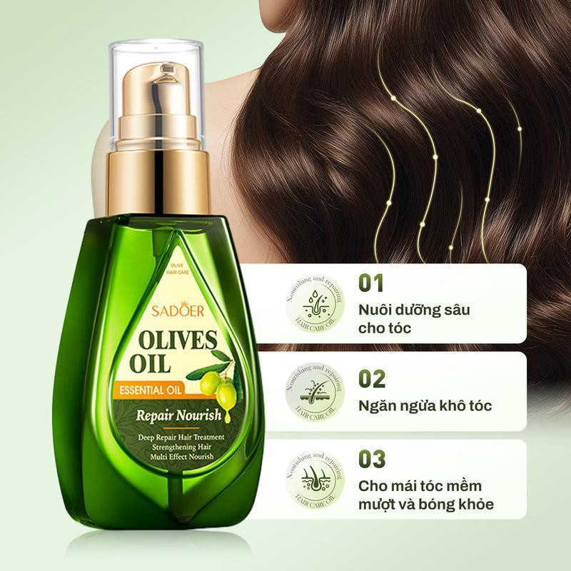 Tinh Dầu Chăm Sóc Tóc 70ml - Làm Trắng Sâu Và Làm Mịn, Trẻ Hóa Tóc Bị Tổn Thương Và Phục Hồi Ánh satin