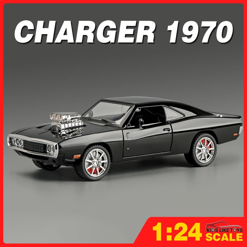 KLT 1:24 Dodge Charger 1970 Metal Diecast Alloy Toy Car Model Trucks For Kids Toys Vehicles Hobbies Collection Fast & Furious Dodge Charger ราคา 443 บาท*ส่งฟรี
