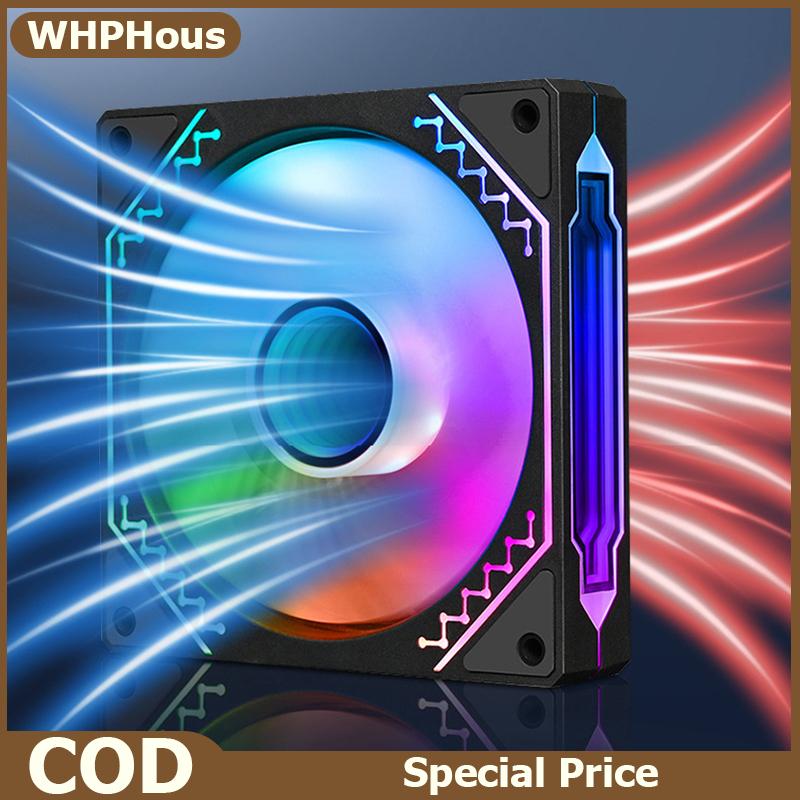 WHPHous 12ซม. เคสคอมพิวเตอร์ armb ปิดเสียงพัดลม PC ทาวเวอร์เงียบแอร์คูลเลอร์ PWM 4Pin ความเร็วสูง1600 PWM ระบบทำความเย็นผลแบบกระจก DC12V ราคา 124 บาท*ส่งฟรี
