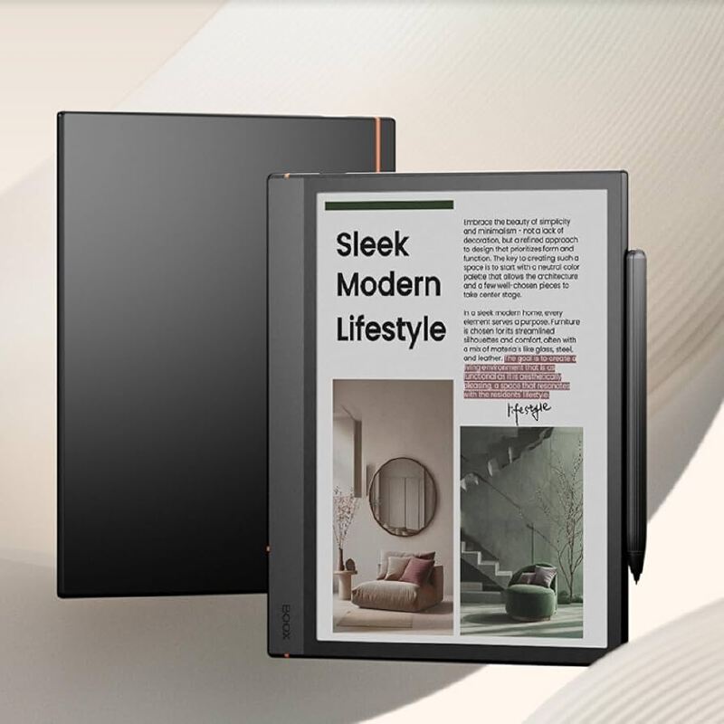 BOOX เครื่องอ่าน E-book รุ่น Note Air4 C ปี 2024 สี Cosmic Black ความจุ 64GB ราคา 19,990 บาท*ส่งฟรี