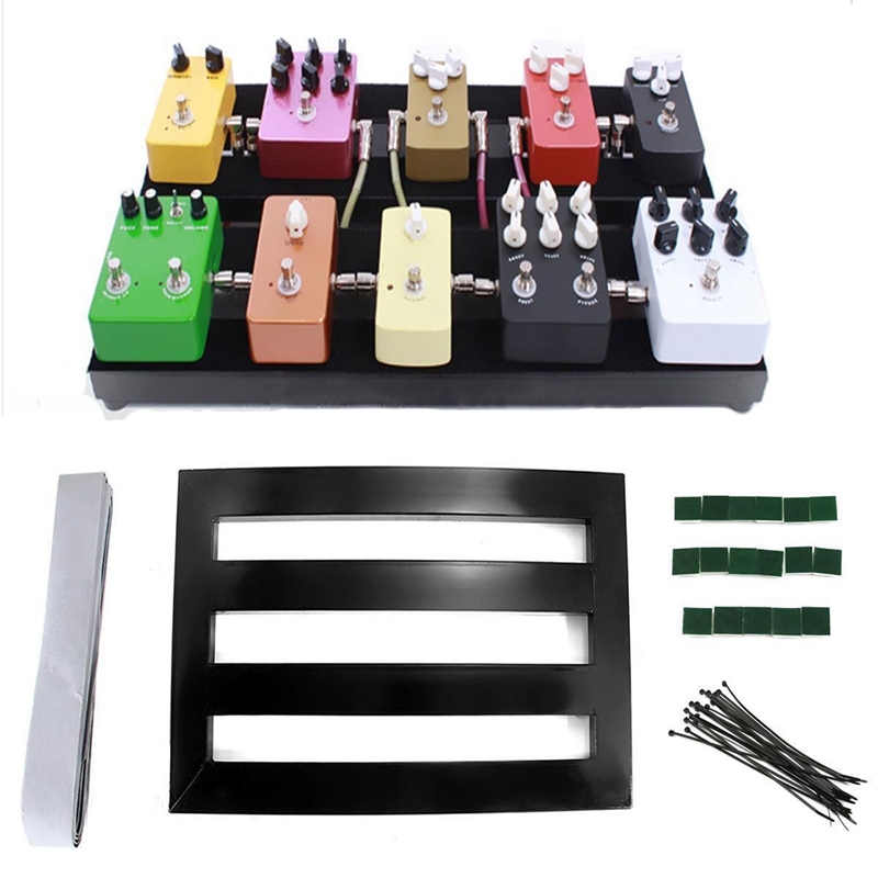 Guitar Effect Pedalboard Portable Effects Pedal Board With Adhesive Backing Tape