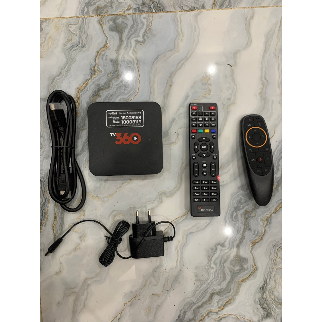  Android tivi box viettel chip Amlogic S905X2 ram 2G bộ nhớ 8G 