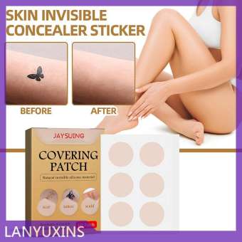 LANYUXINS 60 miếng băng che khuyết điểm hình xăm vết sẹo che khuyết điểm miếng dán chống thấm nước che phủ mỏng