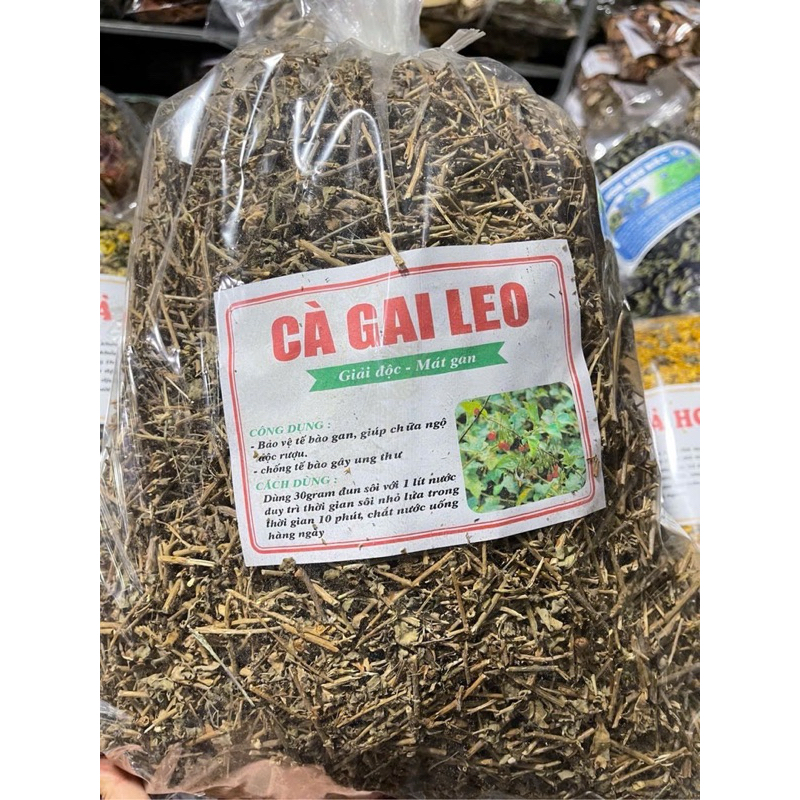 Trà cà gai leo khô giải độc gan loại 1 (1kg). Cà gai leo Hòa Bình sấy khô chính hãng giúp thanh nhiệt mát gan