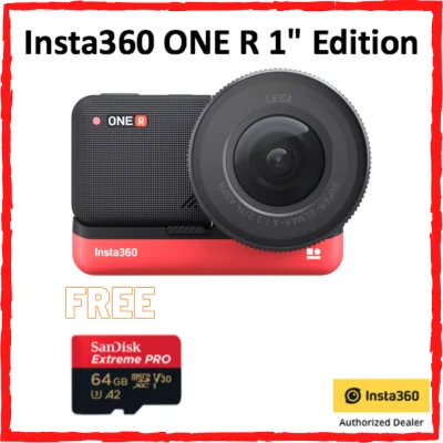 (Local 12mths Warranty) Insta360 ONE R 1" Edition Co-Engineered with LEICA