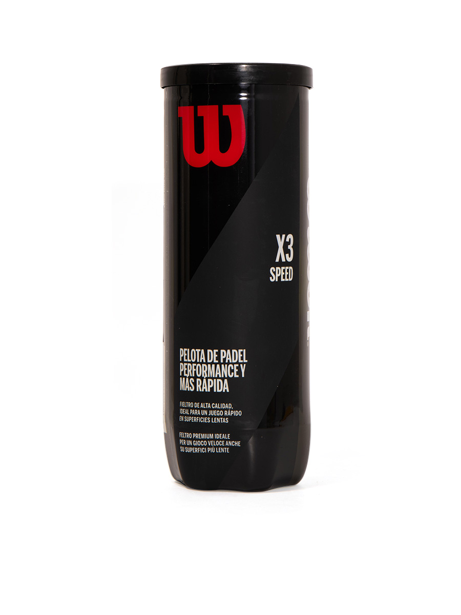 อุปกรณ์กีฬาและกิจกรรมกลางแจ้ง WILSON WILON X3 Speed Padel ลูกเทนนิส (3 ลูก)