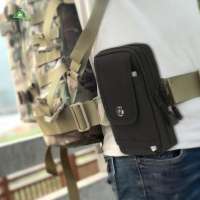 [Jocestyle Mall]7 นิ้วกลางแจ้ง MOLLE Fanny Pack Multi-Pocket กระเป๋าโทรศัพท์มือถือสวมใส่เอวเล็กสำหรับเดินป่ารถจักรยานยนต์