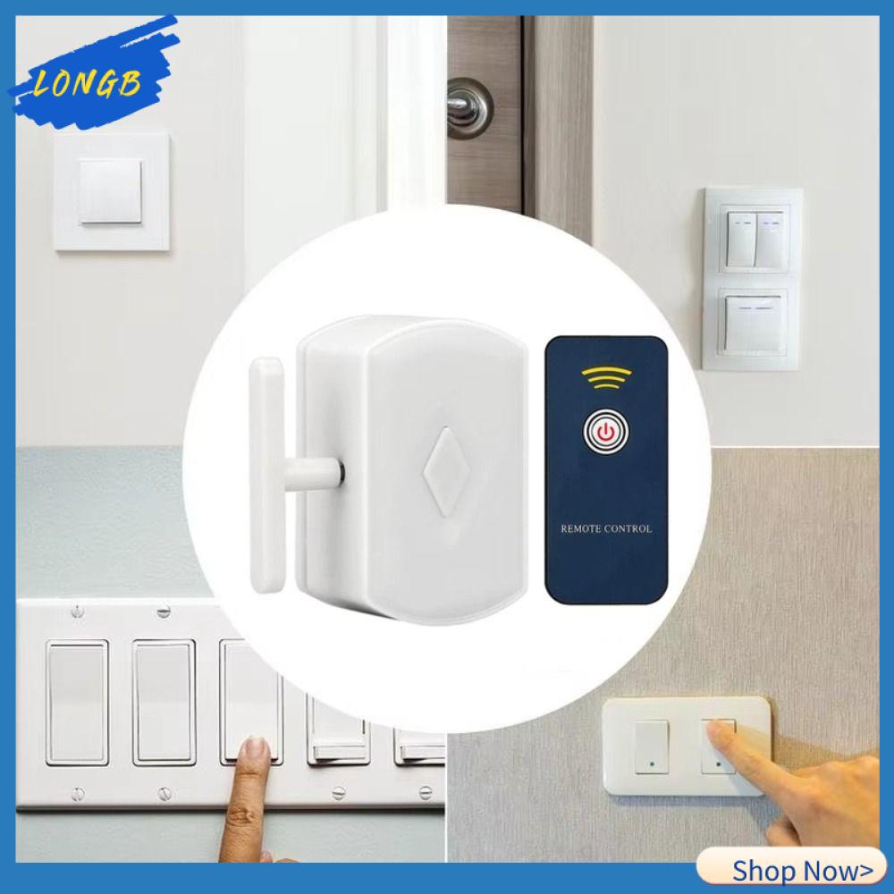 LONGB Hồng ngoại Nút đèn không dây Thời gian chờ lâu Có thể sạc lại Dụng cụ đẩy nút Lười Di động Fingerbot Phụ kiện gia đình