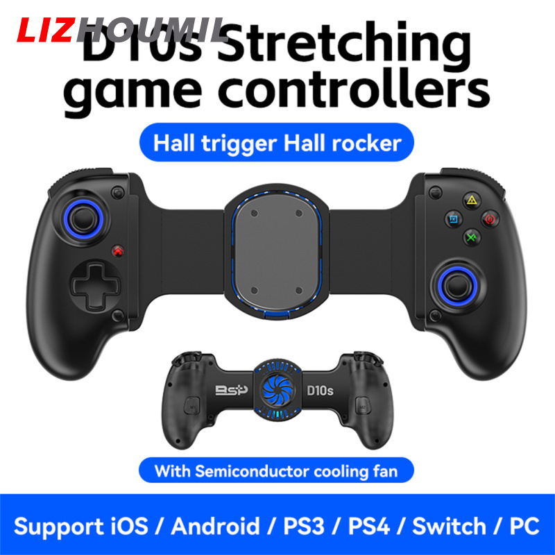 LIZHOUMIL Tablet Controller Handle Wireless Game Stretching Joystick Dual Hall Sensor Gamepad With Six-axis Motion Sensing For Phones ราคา 1,421 บาท*ส่งฟรี