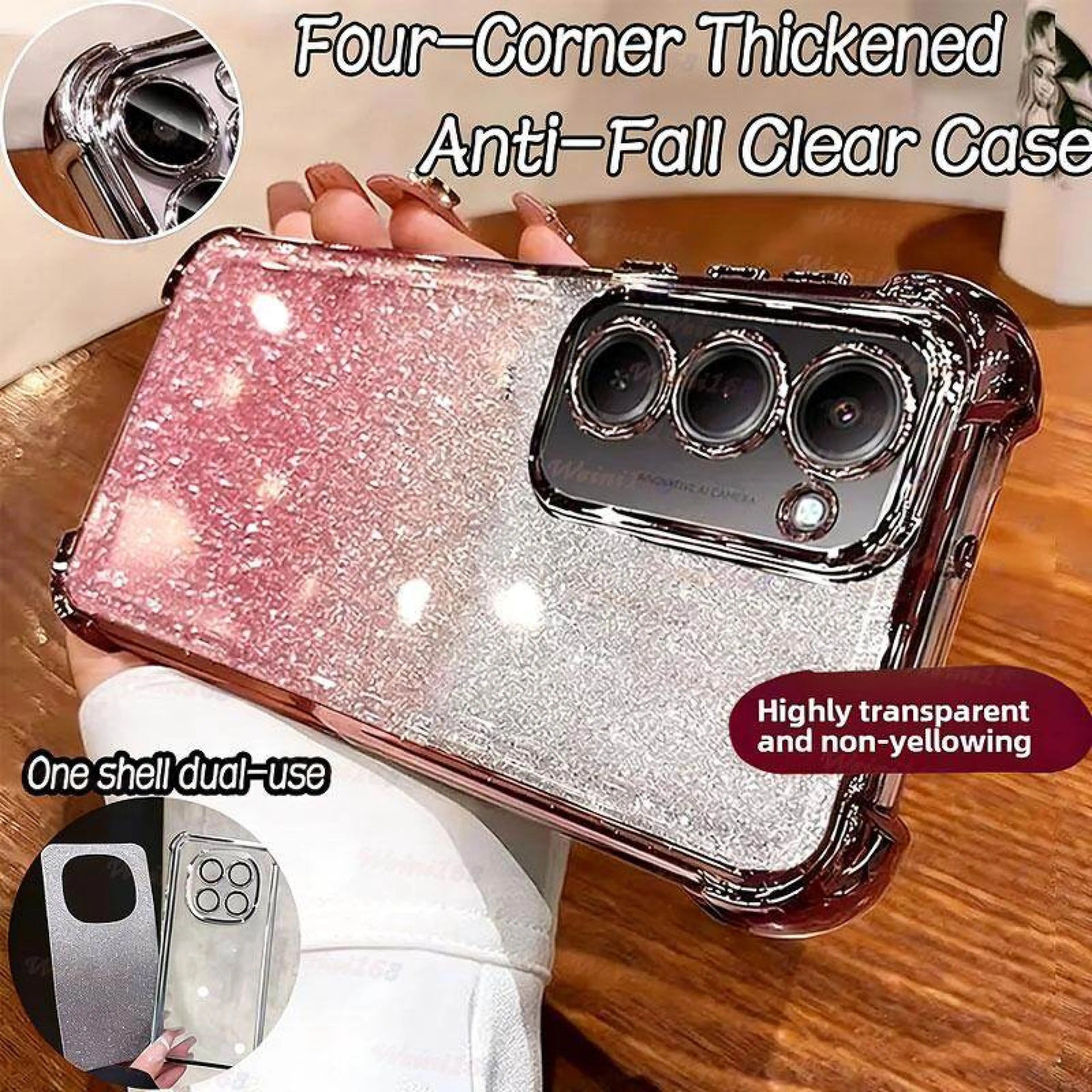 For realme C100 5G C100i 2026 Case Luxury Shiny Cover for Realme C100 RealmeC100 C100i C 100 C83 C85 Pro 4G 5G Clear Soft Silicone Shockproof Phone Cases