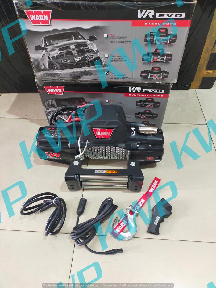 PROMO WINCH WARN VR EVO 12 BAJA - wotahsale Harga 16,960,000 rupiah*Gratis Ongkir