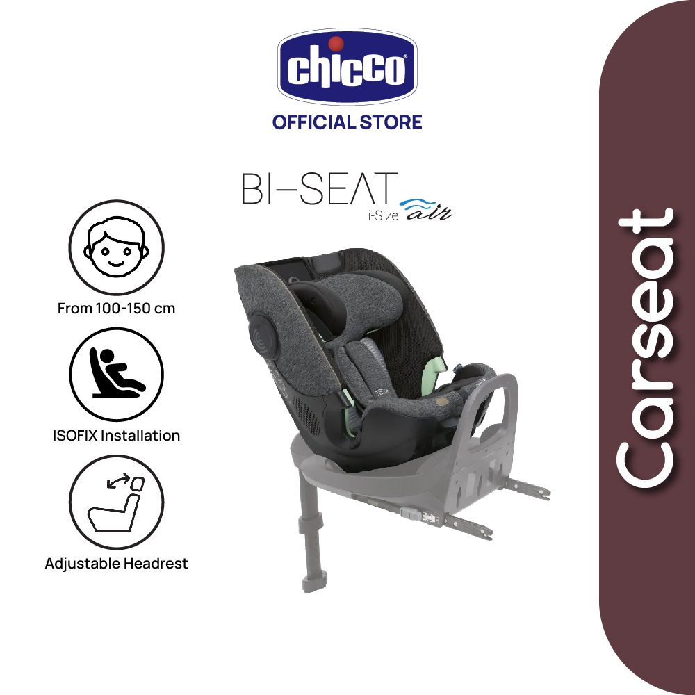 Chicco Bi-Seat Air I-size Without Base- Black