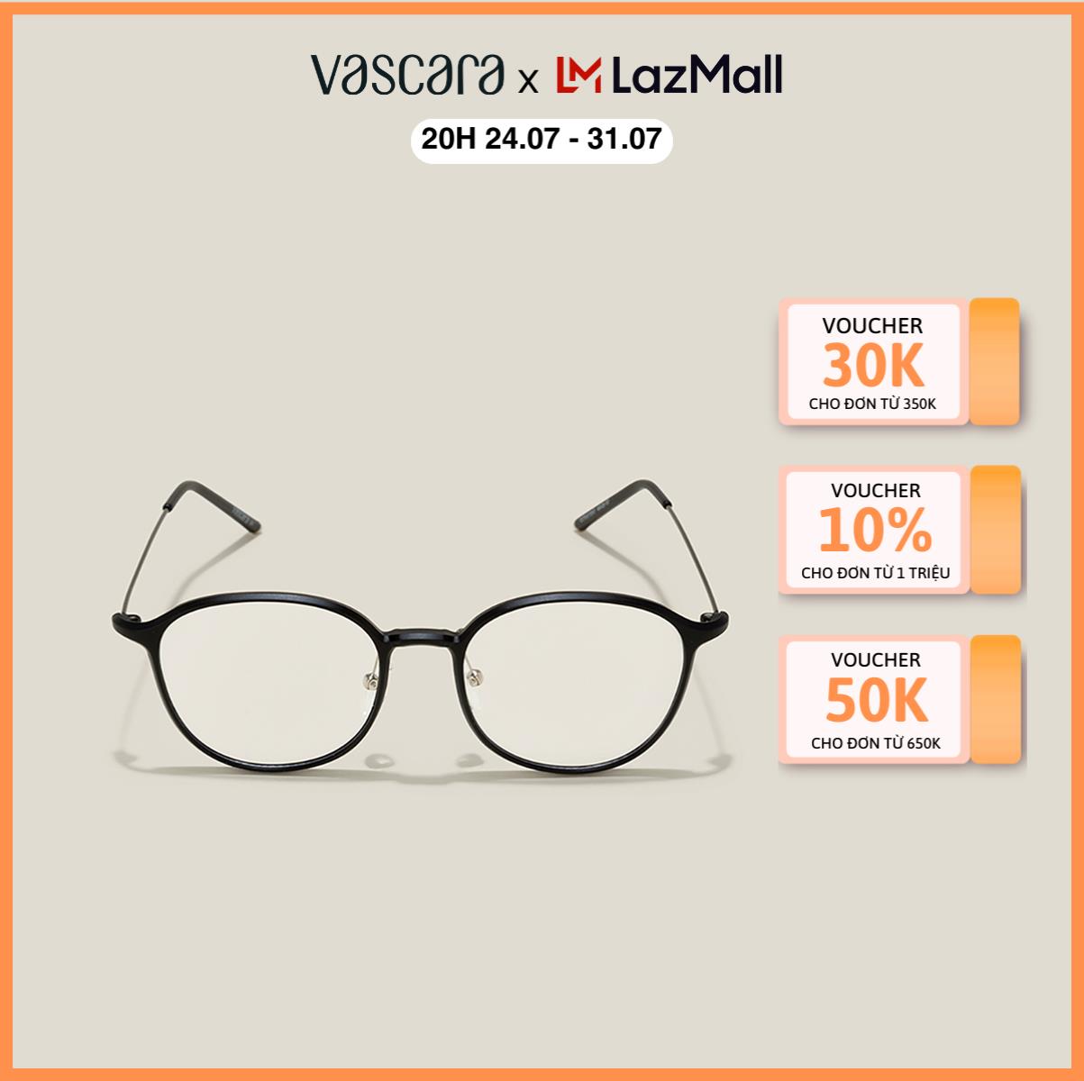 Vascara kính mắt trong kiểu wayfarer gọng nhỏ - way 0047