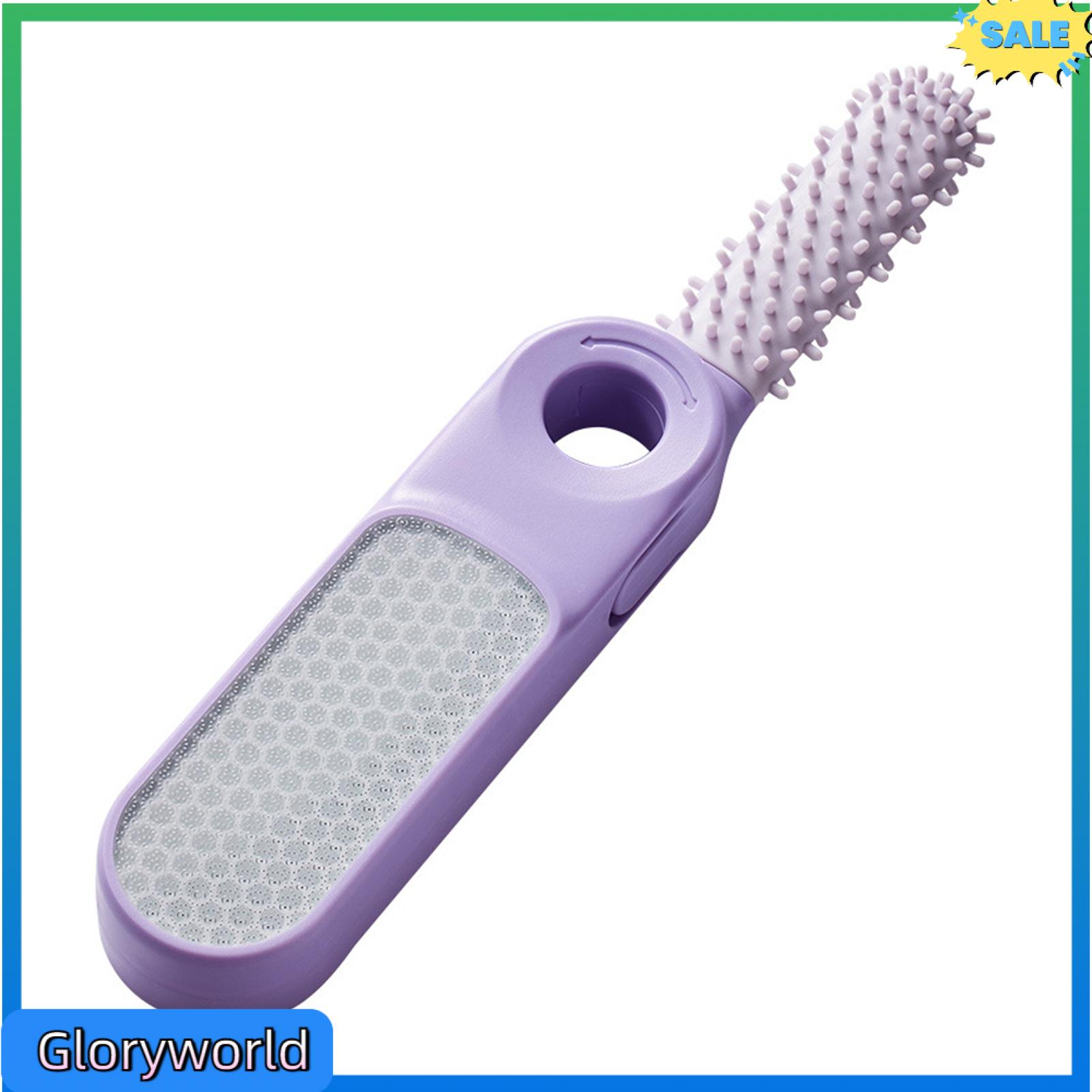 Gloryworld Keratin loại bỏ chăm sóc bàn chân thiết bị miếng đá chà gót chân cho loại bỏ da chết nanoglass dual-hai mặt dụng cụ chà chân loại bỏ vết chai cho làm mịn bàn chân tẩy tế bào chết Scrubber cho hoạt động tái tạo da Yêu thích