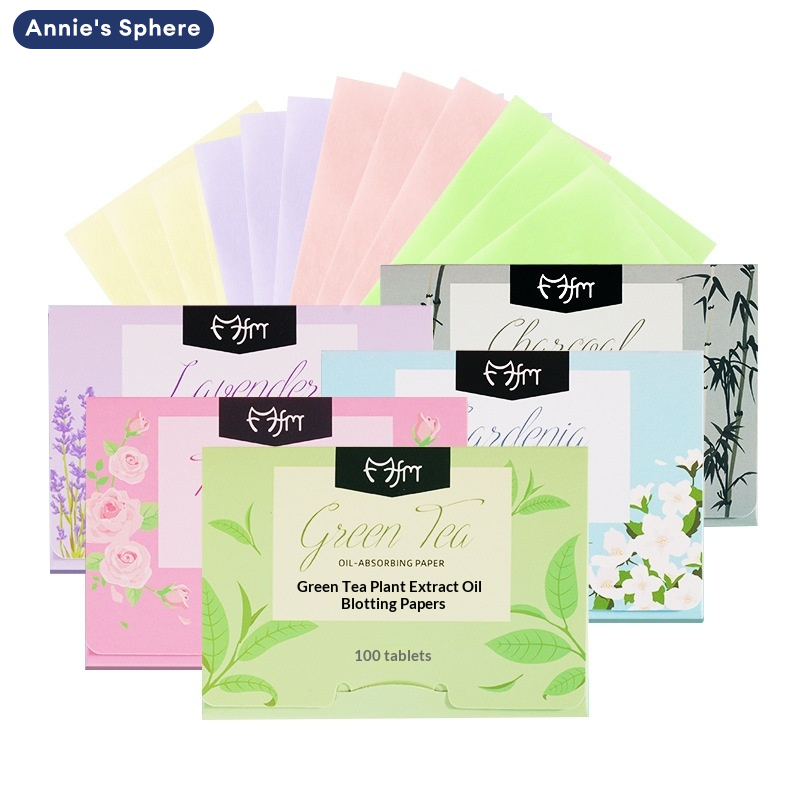 Annie's Sphere Lavender-Scented Oil-Absorbing Paper for the Face, Portable, Helps Keep Skin Fresh and Bright for a Long Time. ราคา 19 บาท*ส่งฟรี
