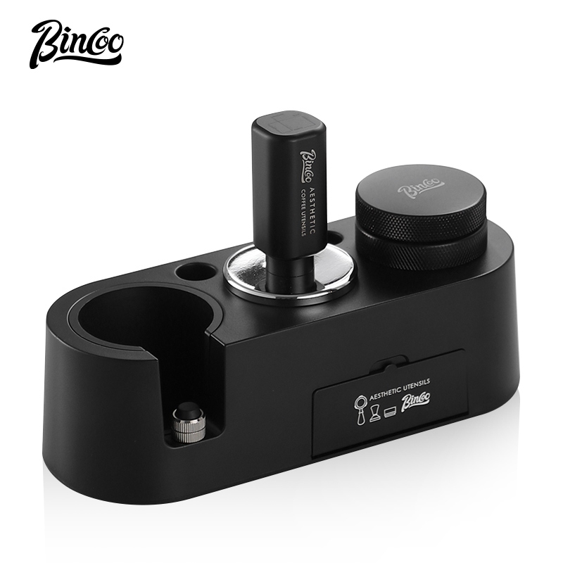 BINCOO Coffee Tamper Base Set Espresso Powder Distributor Coffee Press Base Set Coffee Handle Storage Base Coffee Press Hammer 51/58MM ราคา 650 บาท*ส่งฟรี