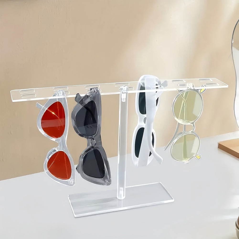 Hometool tiết kiệm không gian rõ ràng Acrylic dụng cụ đựng Kính râm với 14 lỗ cho kính