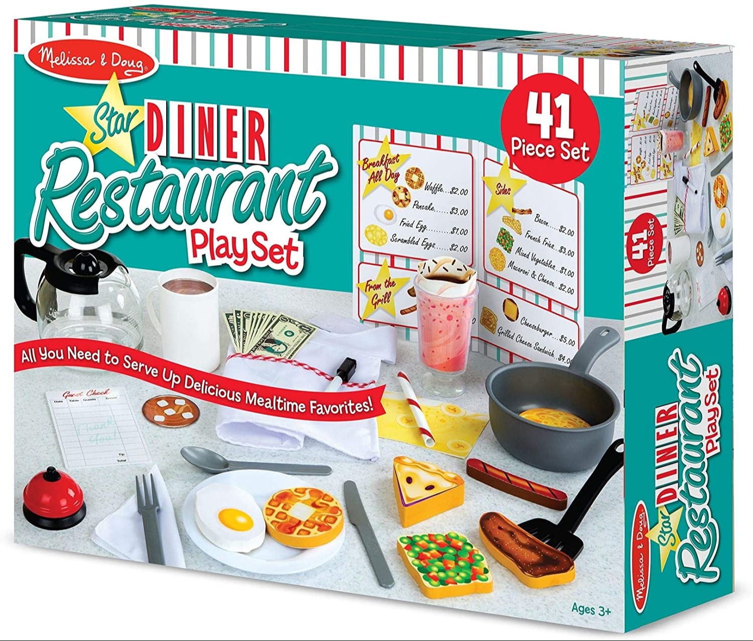 melissa & doug toy kitchens & play food