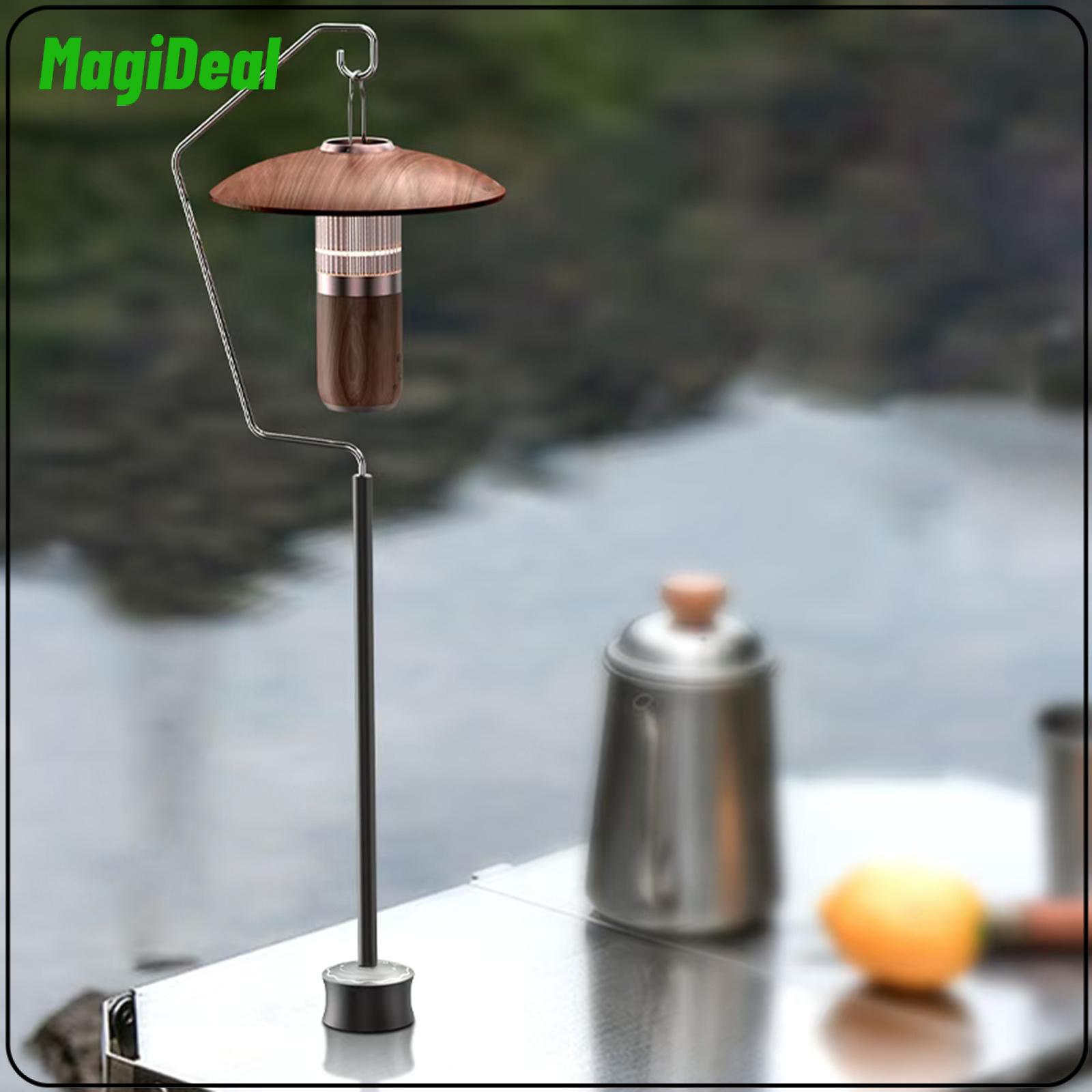 Camping Lantern Stand Picnic Portable Garden Light Post Hiking Table Lamp Pole Light Hanger for BBQ Hanging Light Work Light