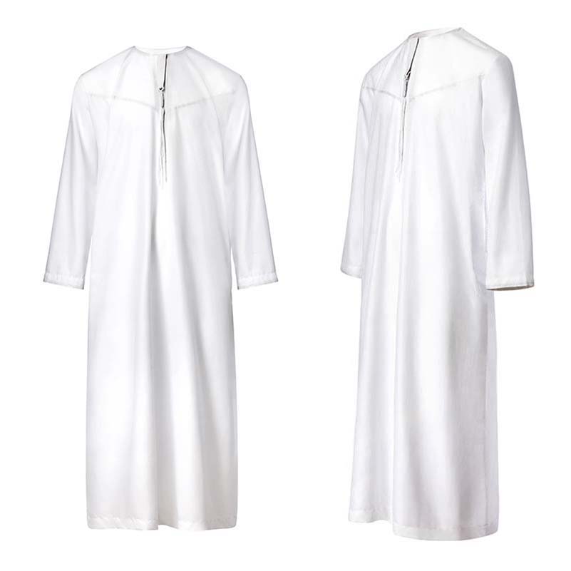 Người đàn ông của hồi giáo Áo sơ mi abaya hồi giáo người đàn ông áo người Hồi giáo djellaba đơn giản