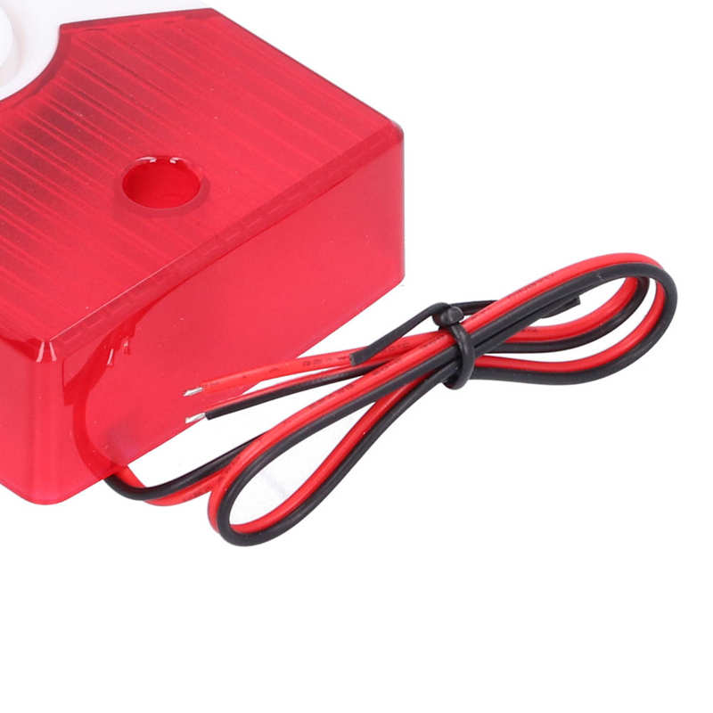 Dc 12V Chuông báo cháy LED horn lửa cảnh báo âm thanh đèn chớp đèn cảnh báo nhấp nháy Còi báo động cho nhà máy kho cảm biến cháy