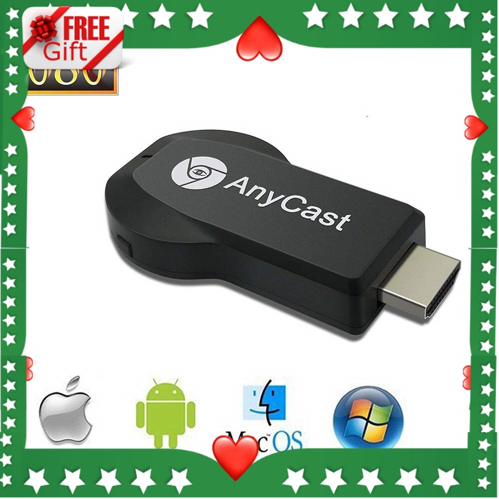 🎁 FREE GIFT 🎁 Original HD 1080P AnyCast M2/M4/M9 Plus Wifi Display Dongle Receiver Airplay DLNA Ezcast