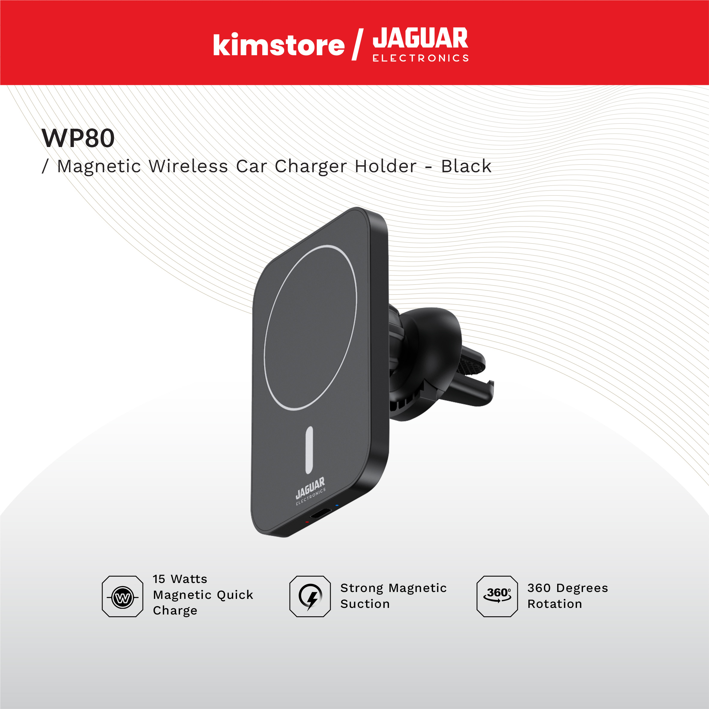 Honda Brv Compatible Wireless Charger 15W Fast Charging Car