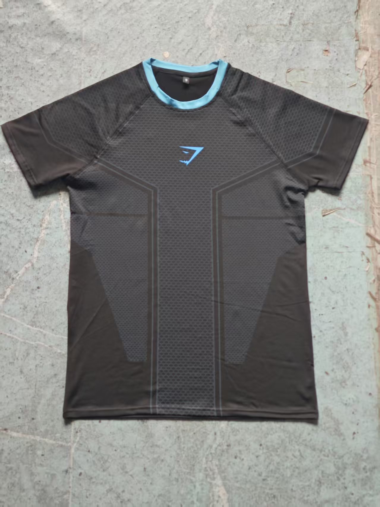 Gymshark onyx1 Running Sports Fitness T-shirt Jacket Casual Breathable Tight Short Sleeve Casual Run