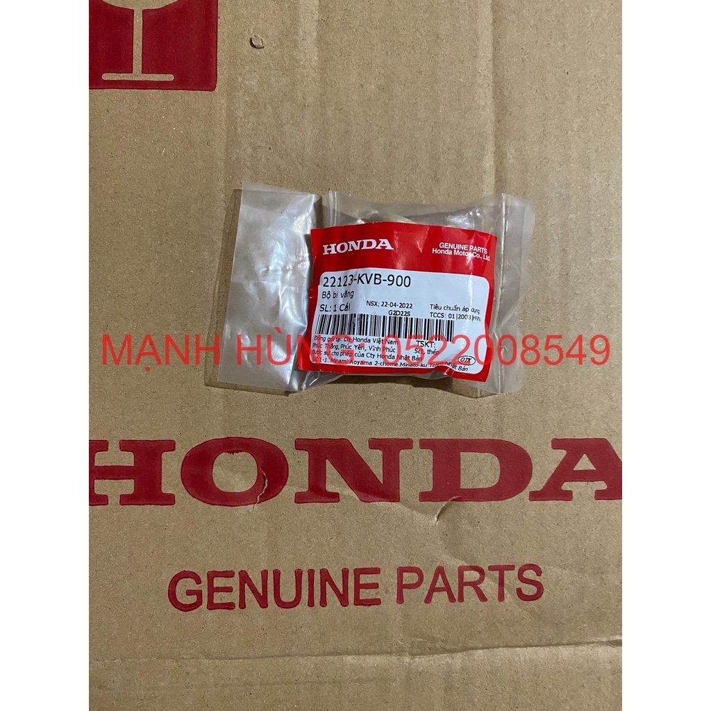 Bộ bi văng | bi côn Air Blade 110, LEAD110, CLICK chính hãng Honda (22123-KVB-900)