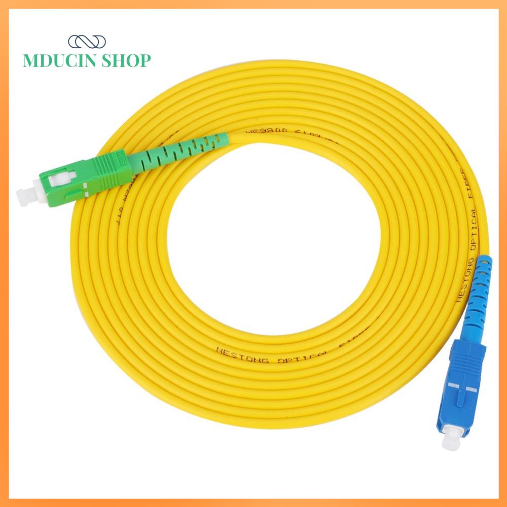 MDUCIN SHOP 2PCS SC/APC-SC/UPC. Cáp quang sợi quang Chế độ đơn 9/125 Dây nhảy sợi quang Cáp quang Mất chèn thấp Dây nối sợi quang cho FTTH