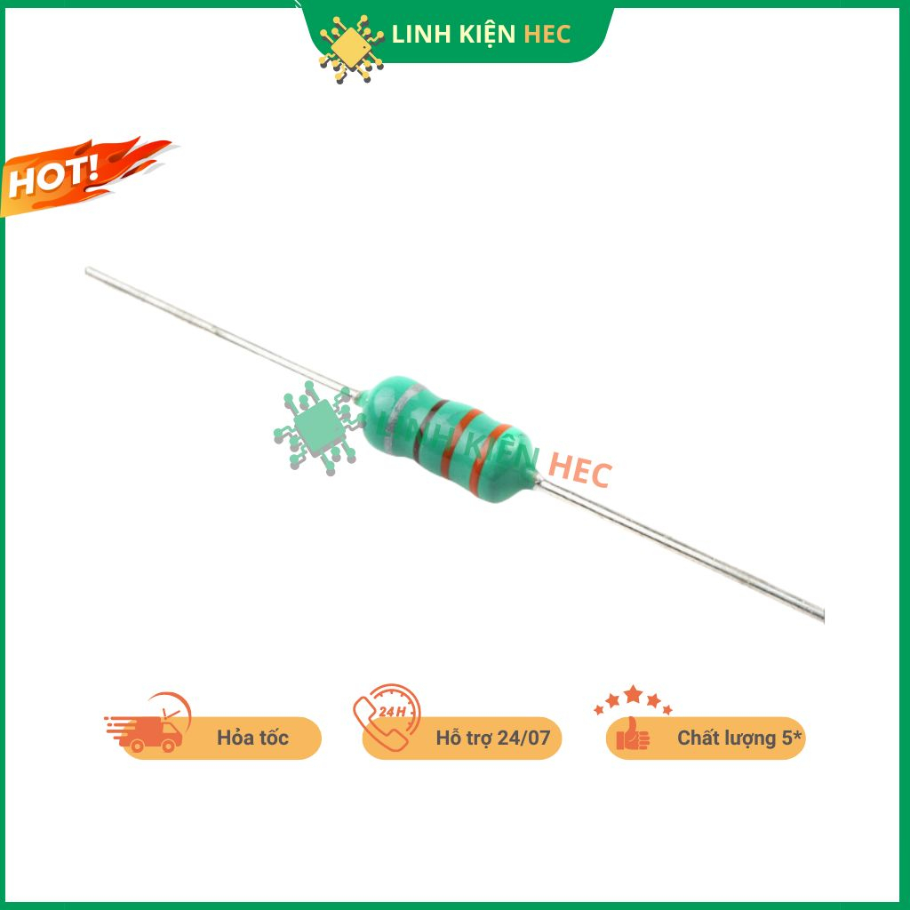 Cuộn cảm vạch 1w 0510 từ 2.2uh đến 10mh chất lượng tốt linh kiện hec