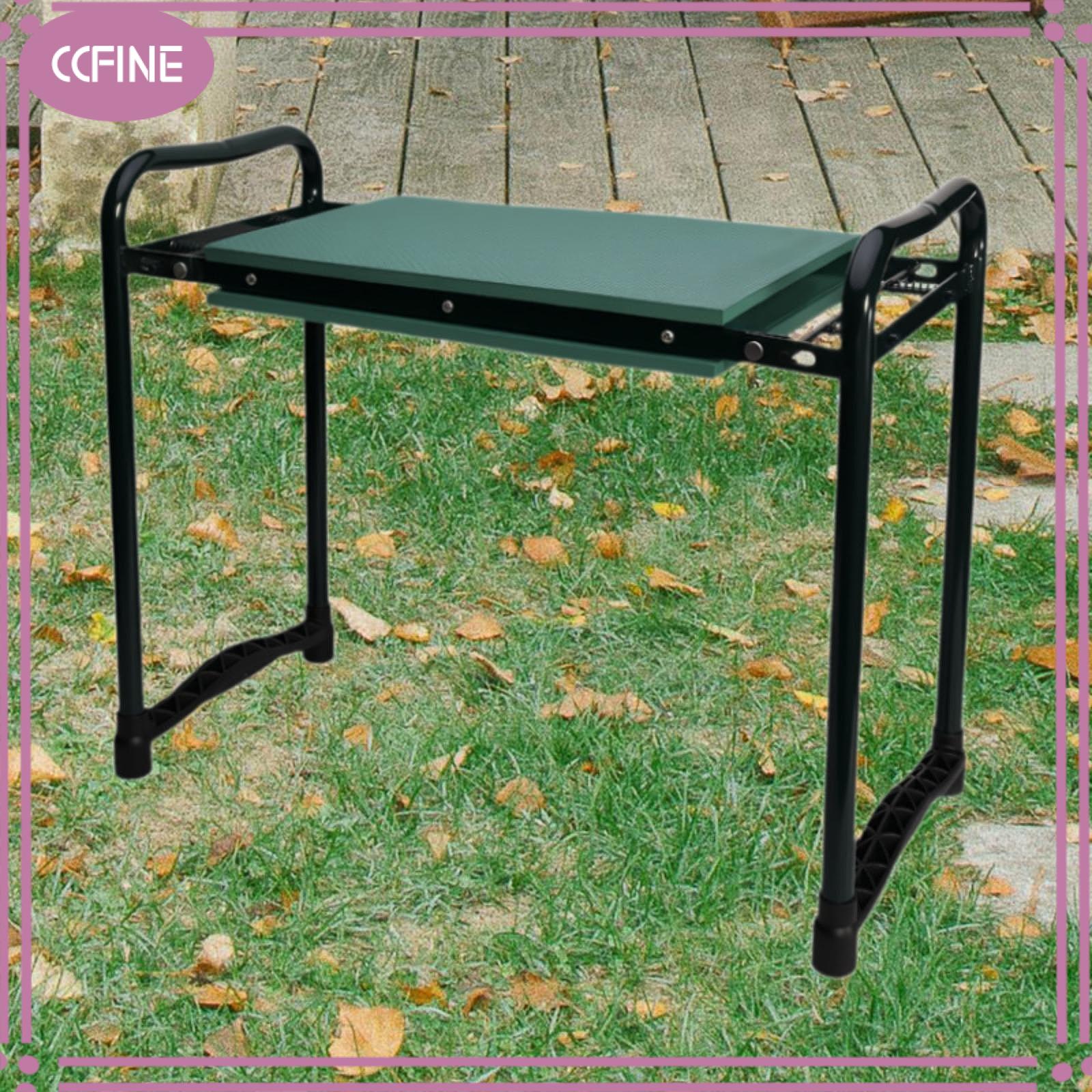 Ccfine ghế thấp để quỳ làm vườn Và Ghế 2 Trong 1 Đa Chức Năng chắc chắn, có thể gập lại Mạnh Mẽ Quỳ Phân Vườn Phân Cho Người Cao Niên Phụ Nữ Người Đàn Ông Mẹ