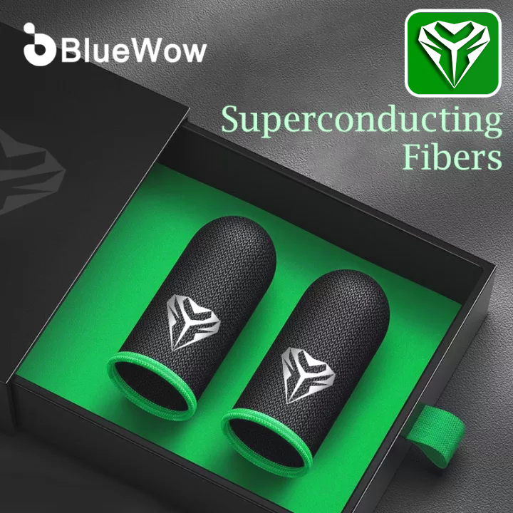 【🔥5-2🔥】BlueWow YKX 28 Knitted Superconducting Silver Fiber Touch Silky Gaming Finger Cots Are Super Sensitive And Suitable For PUBG Touch Screen Games ราคา 7 บาท*ส่งฟรี