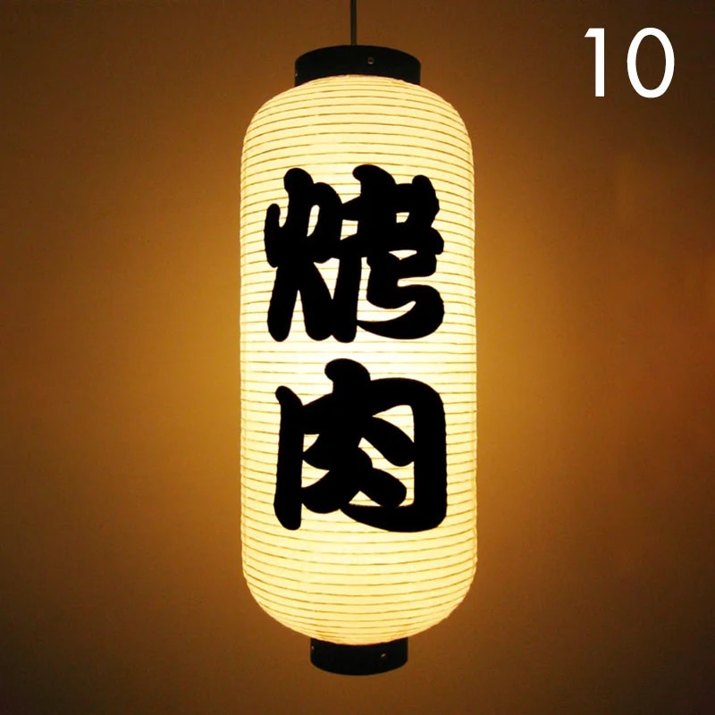 【】 20*50cm Japanese Style Lantern Waterproof Korean Lantern Sushi Sashimi Cuisine Izakaya Decor Lantern Restaurant Pub Decor Sign